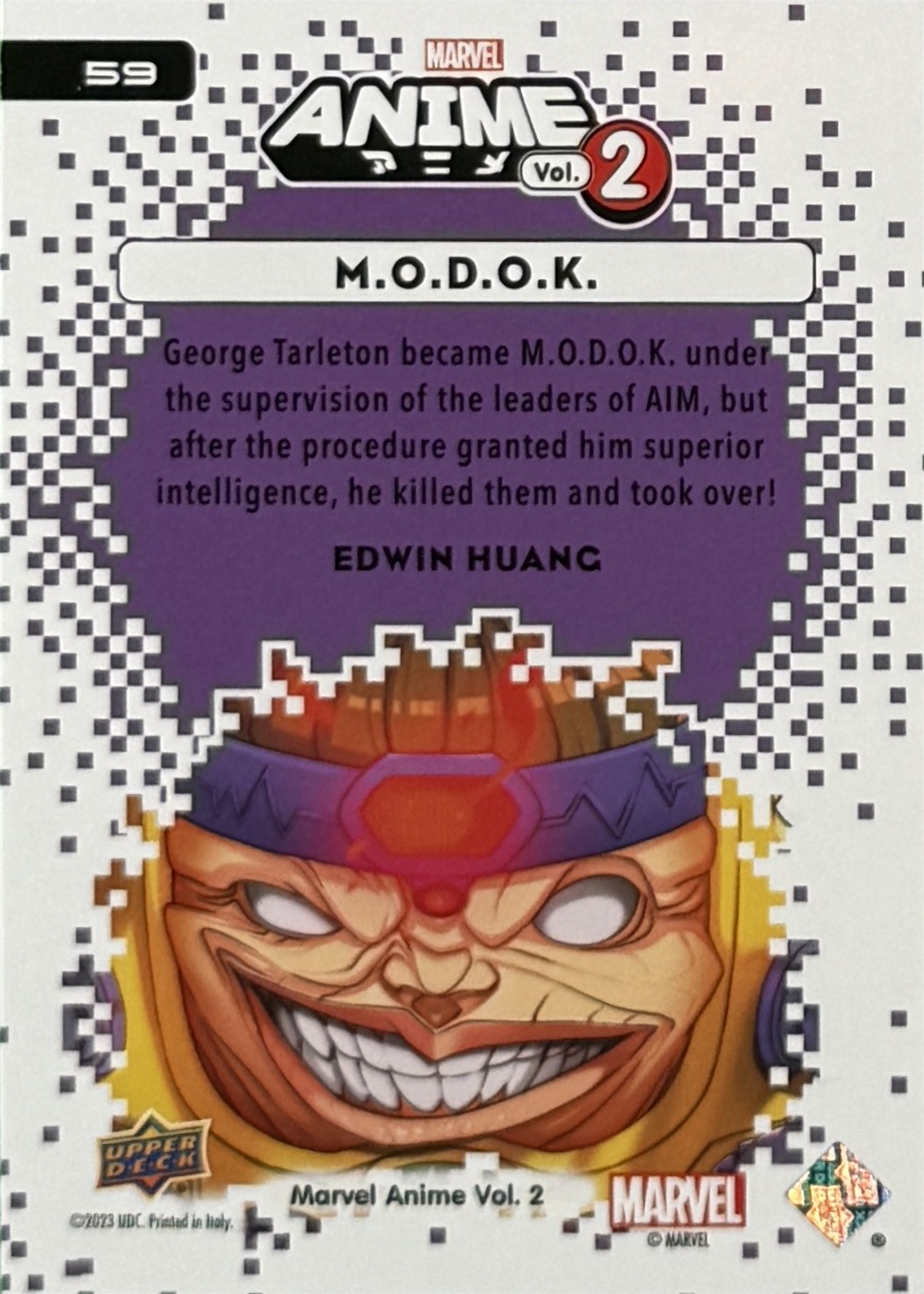 M.O.D.O.K. back card image