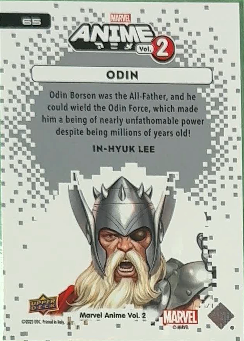 Odin back card image