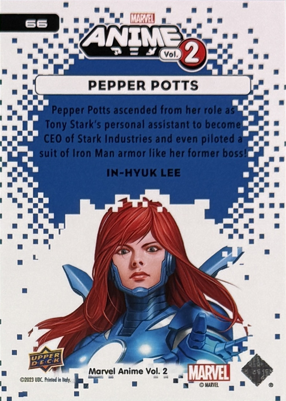 Pepper Potts back card image