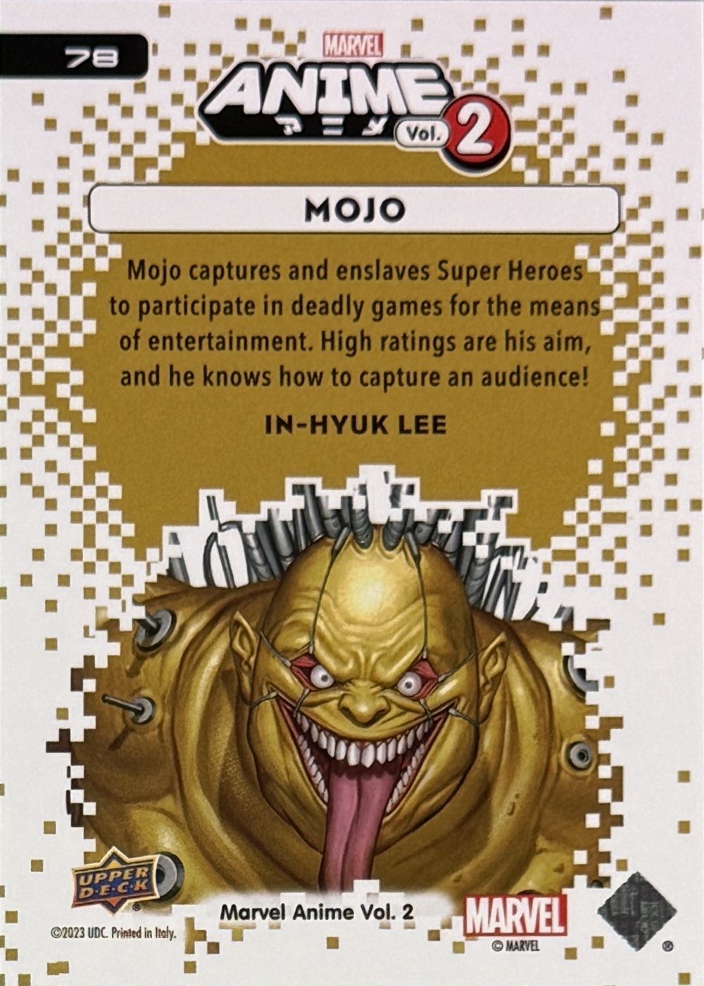 Mojo back card image