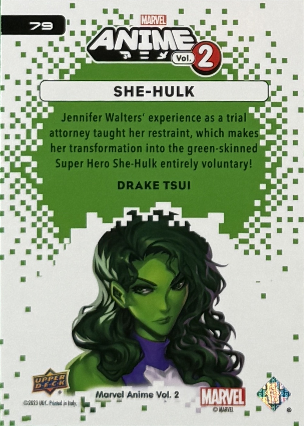 She-Hulk back card image