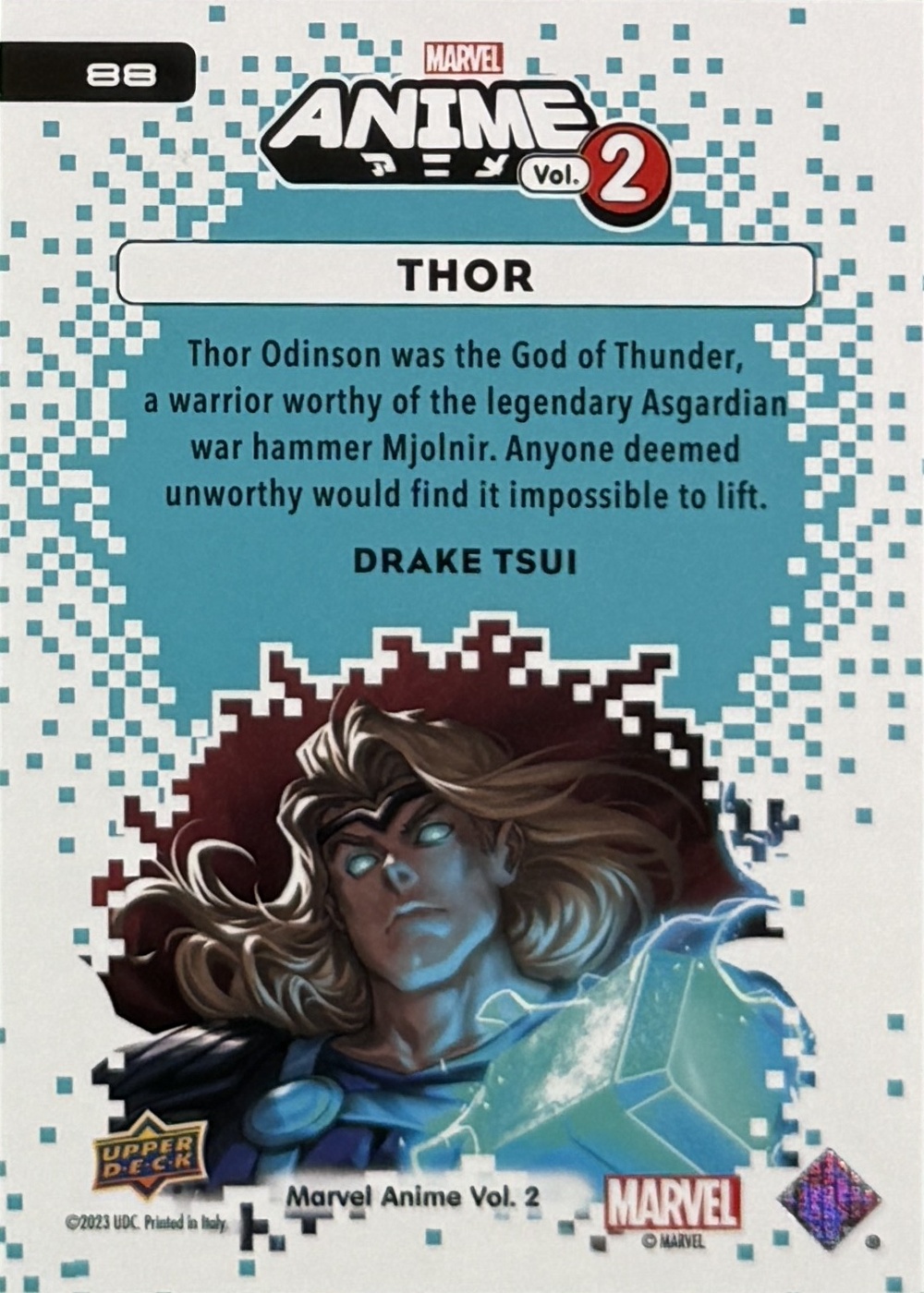 Thor back card image