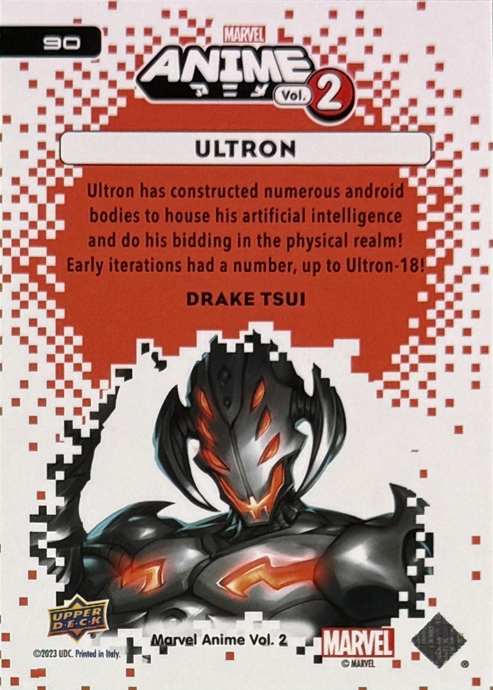 Ultron back card image