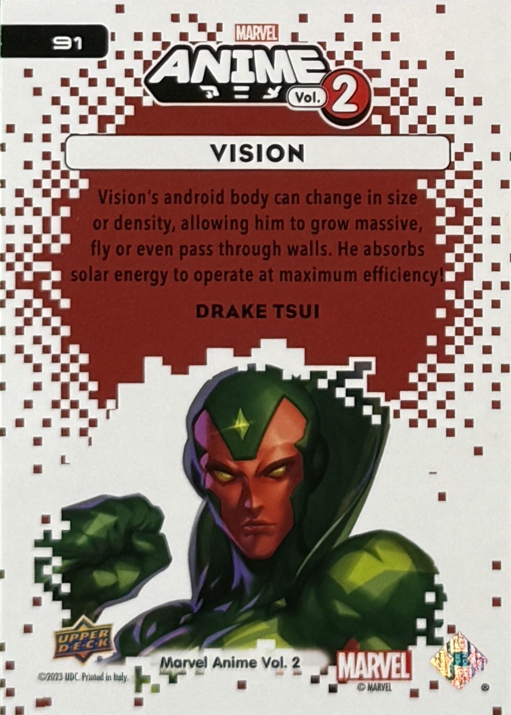 Vision back card image