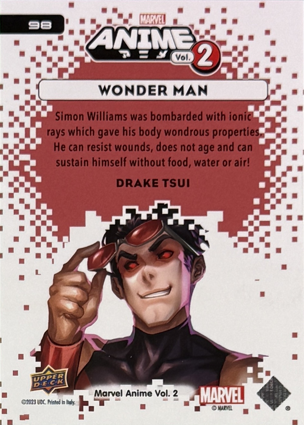 Wonder Man back card image