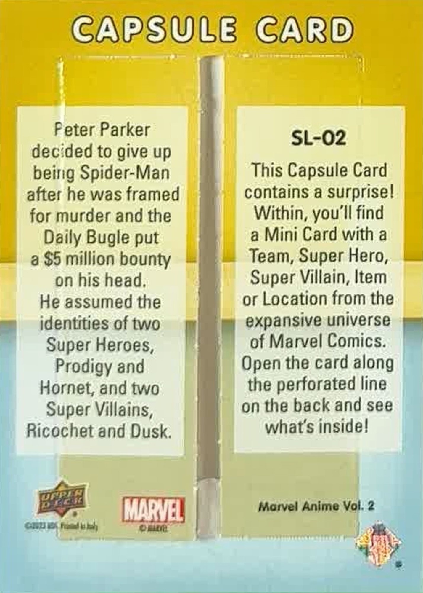 Spider-Man: Identity Crisis back card image