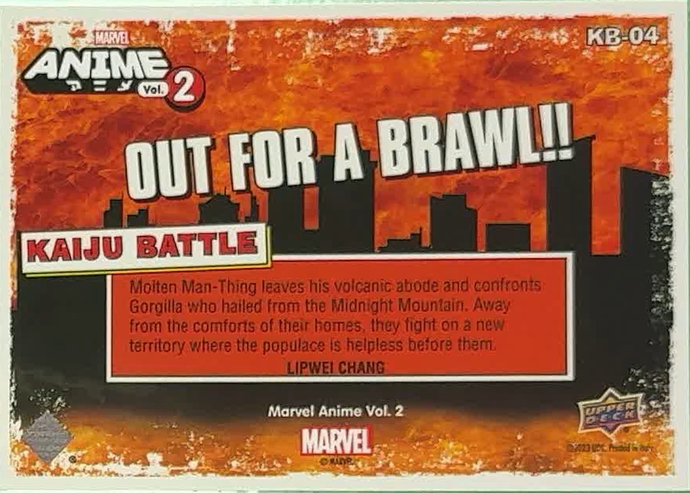Devil Dinosaur vs Gorgilla back card image