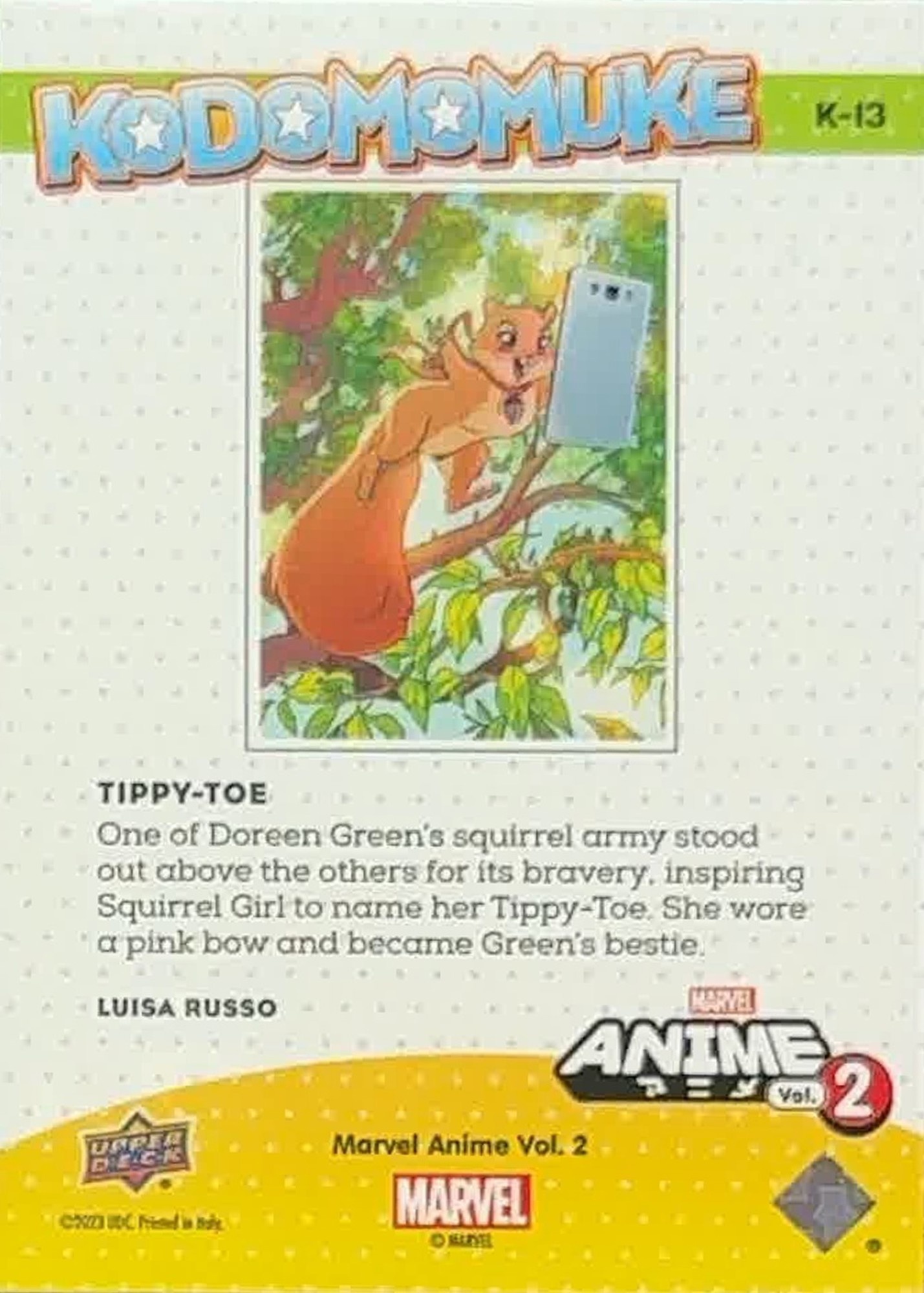 Tippy-Toe back card image