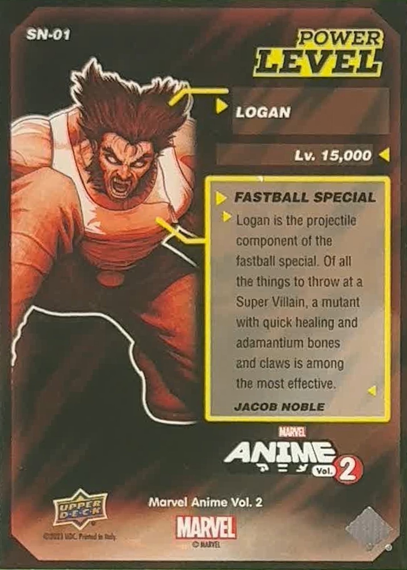 Logan back card image