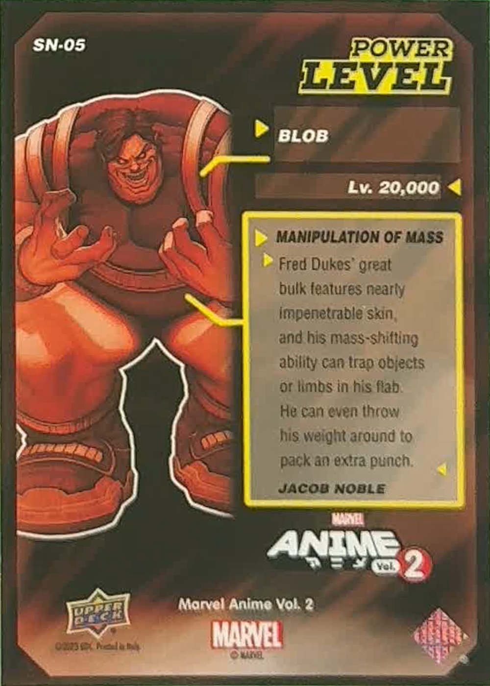 Blob back card image