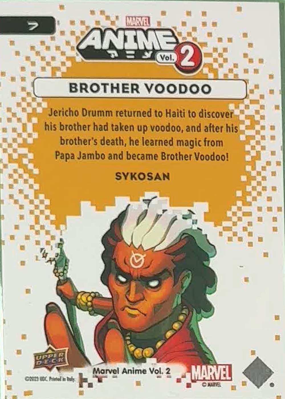 Brother Voodoo back card image
