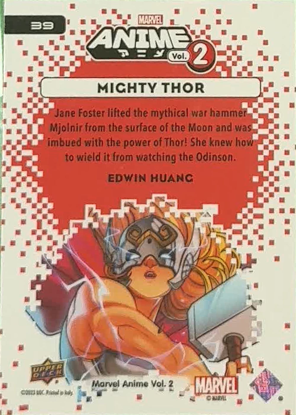 Mighty Thor back card image