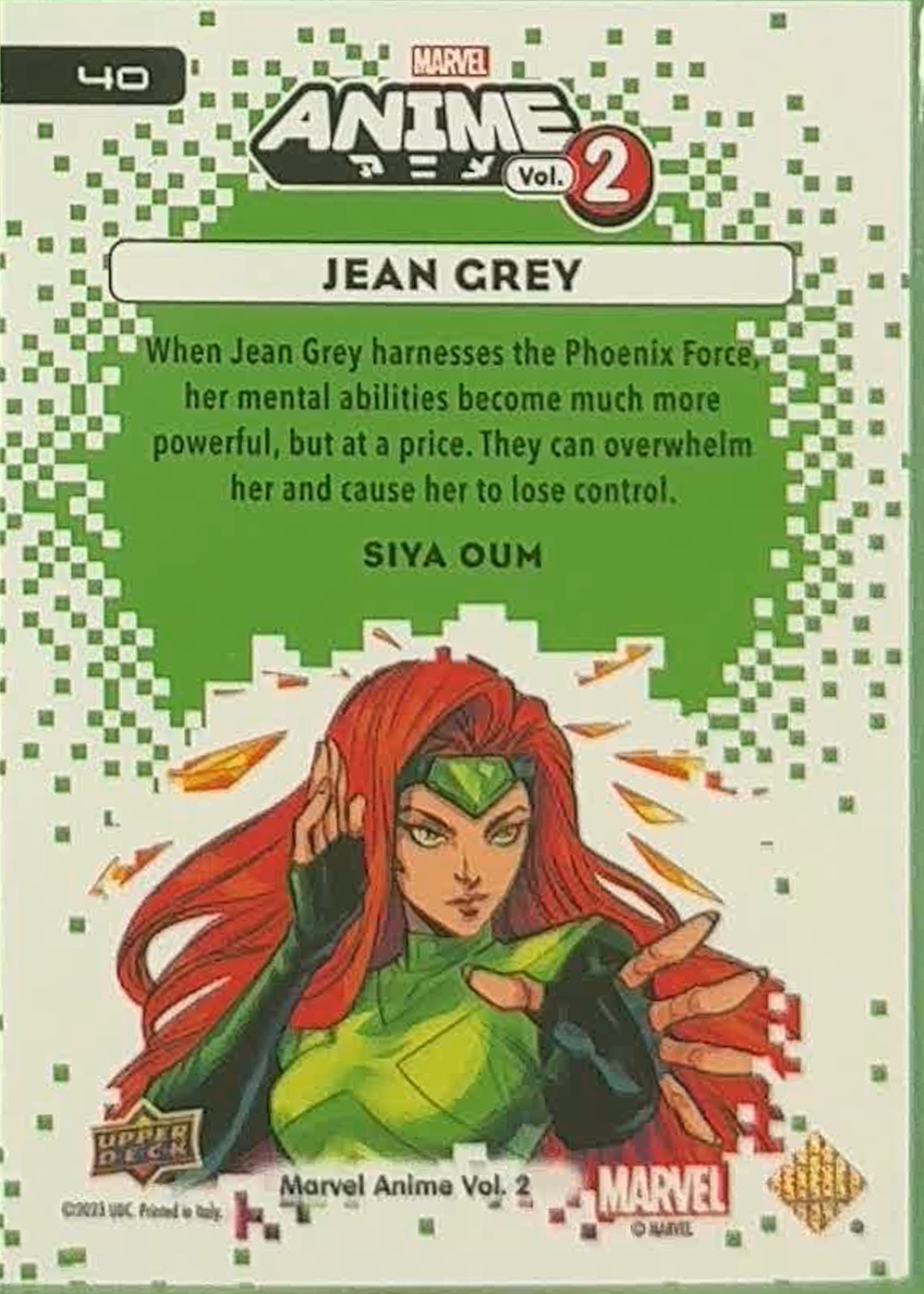 Jean Grey back card image