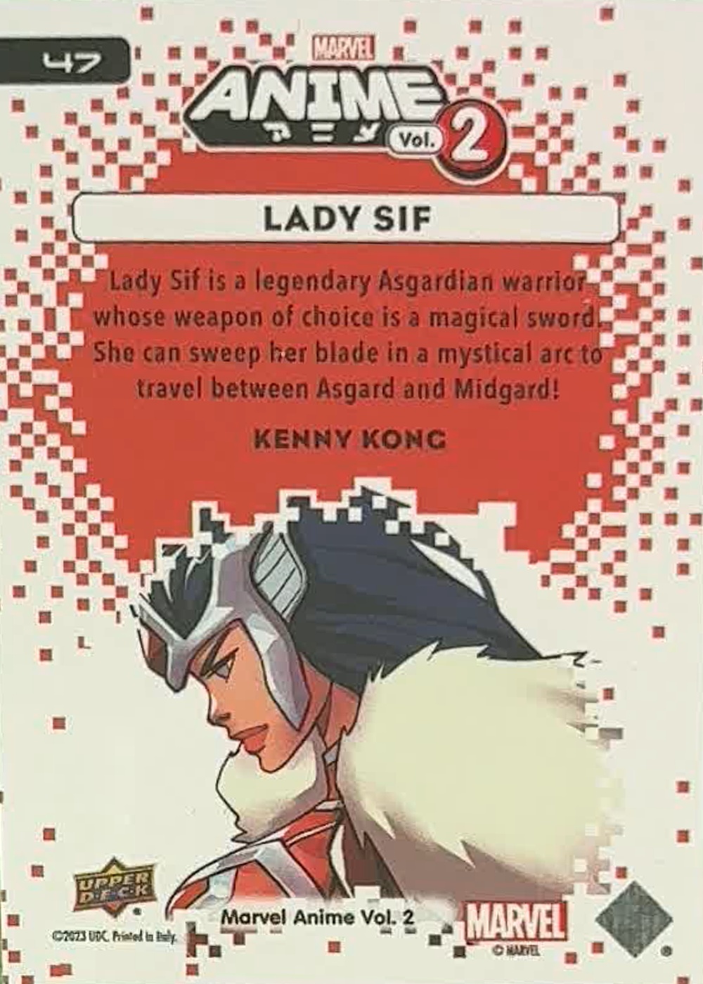 Lady Sif back card image