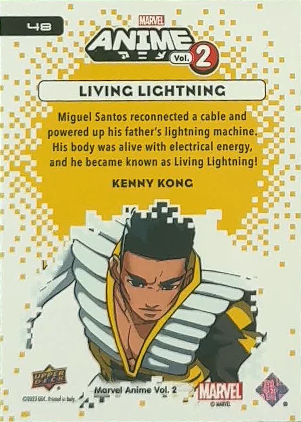 Living Lightning back card image