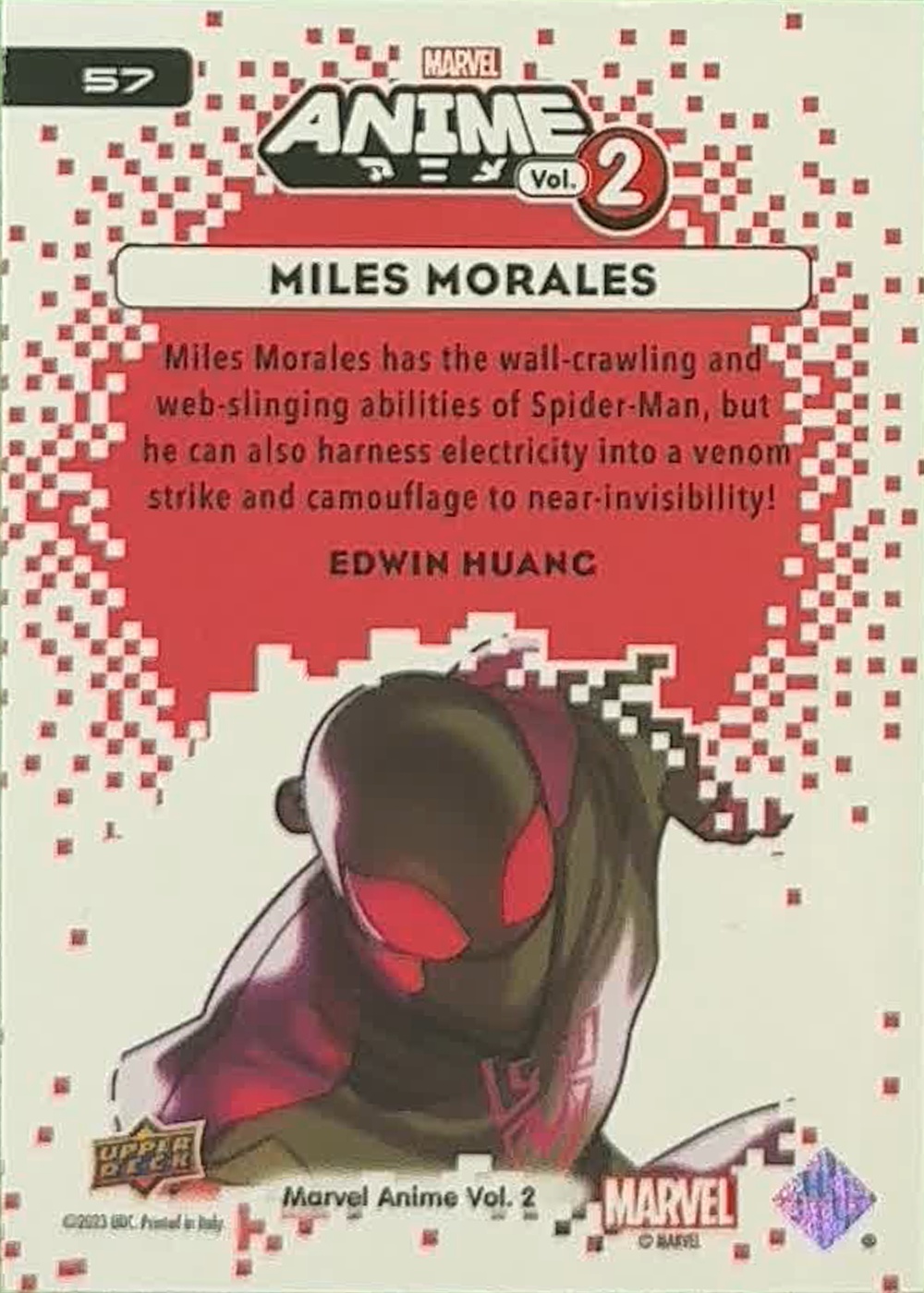 Miles Morales back card image