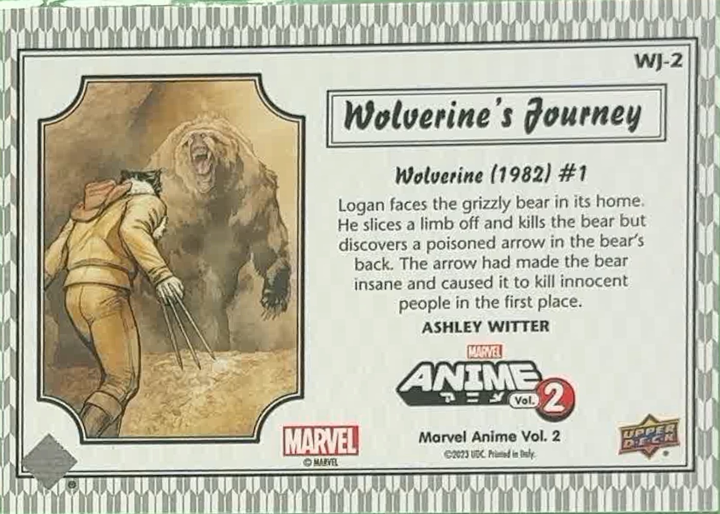 Wolverine (1982) #1 back card image