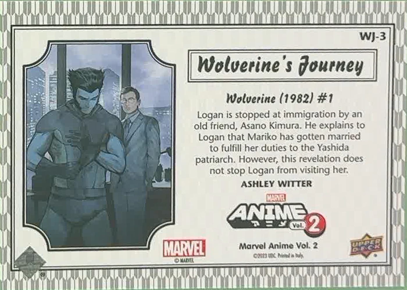 Wolverine (1982) #1 back card image
