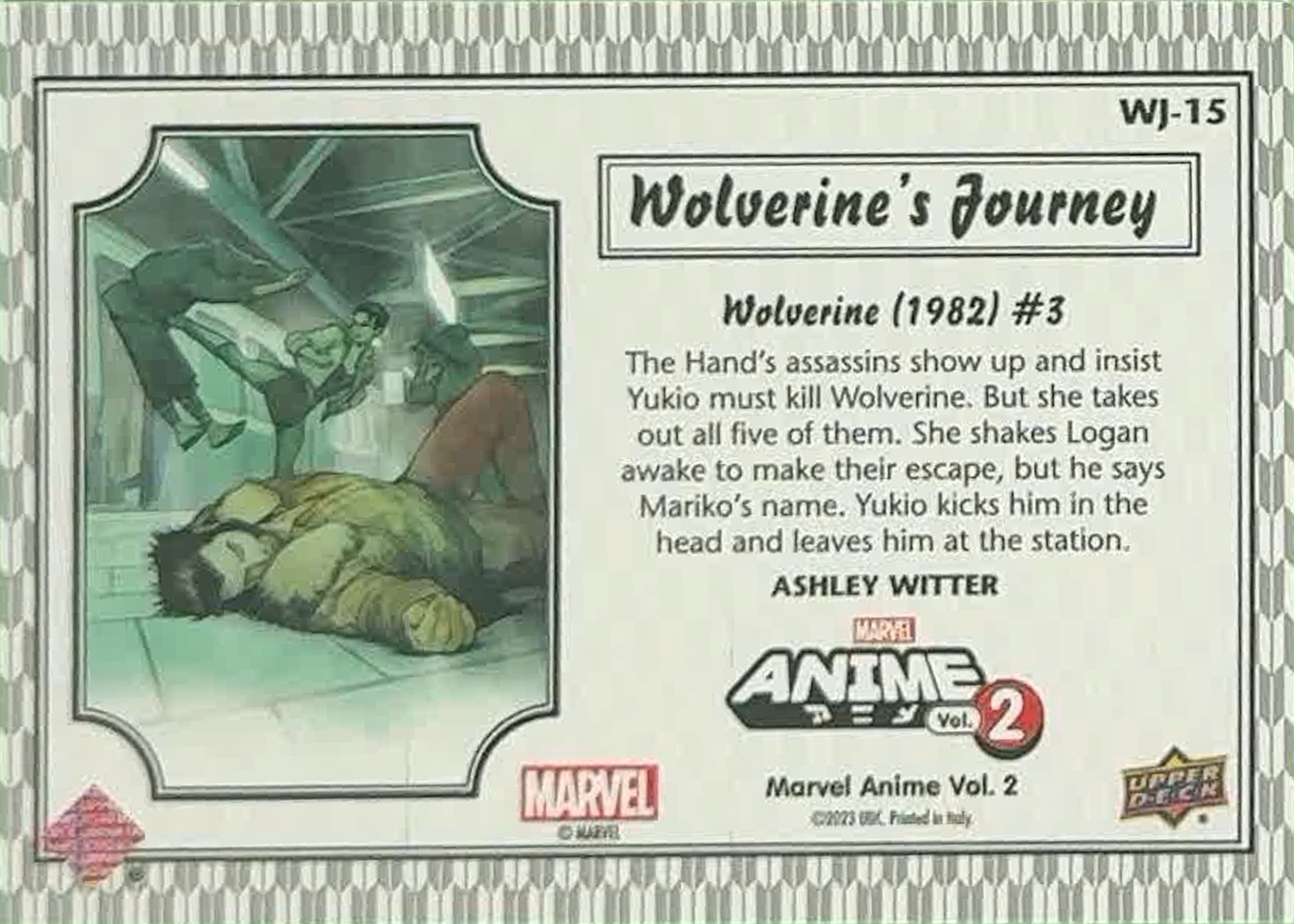 Wolverine (1982) #3 back card image