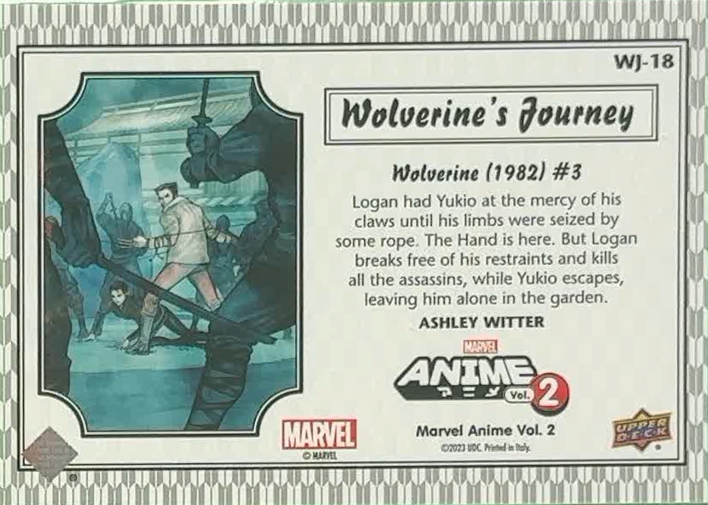 Wolverine (1982) #3 back card image