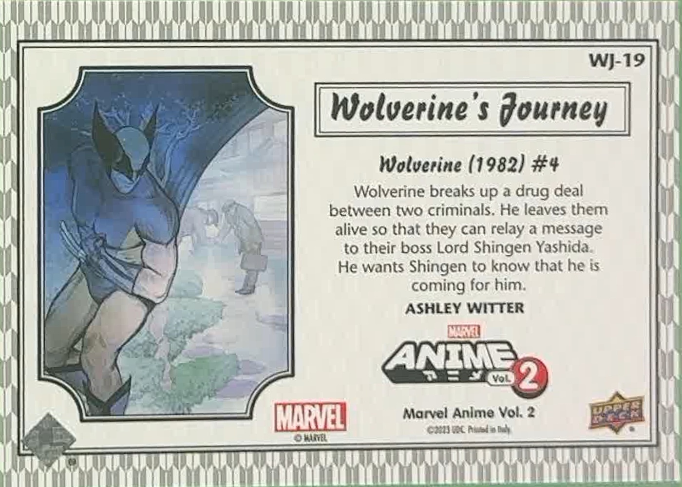 Wolverine (1982) #4 back card image