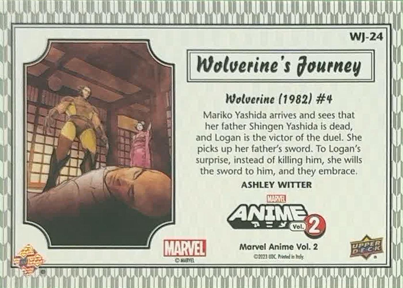 Wolverine (1982) #4 back card image