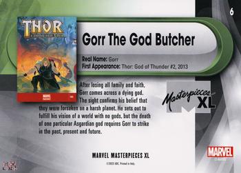 Gorr The God Butcher back artwork
