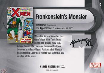 Frankenstein's Monster back artwork