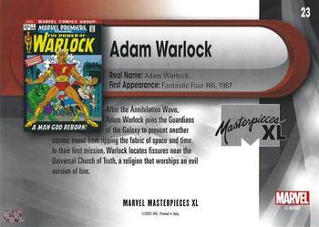 Adam Warlock back artwork