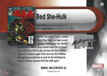Red She-Hulk back artwork