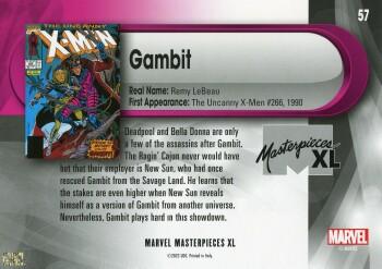 Gambit back card image