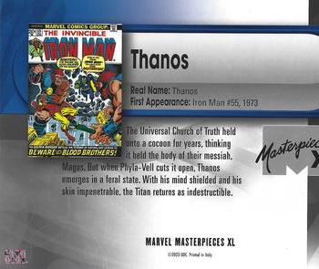 Thanos back card image