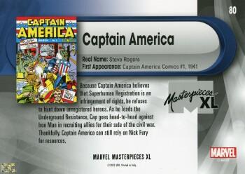 Captain America back card image