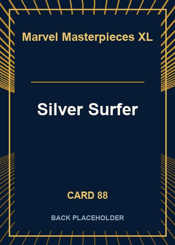 Silver Surfer back card image