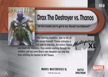 Drax The Destroyer/Thanos back card image