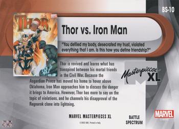 Iron Man/Thor back card image