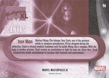 Iron Man back card image