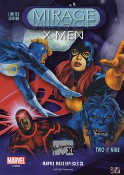 Cyclops/Jean Grey/Angel/Beast back card image