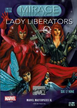 Black Widow/Wasp/Scarlet Witch/Medusa back card image