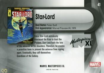 Star-Lord back card image