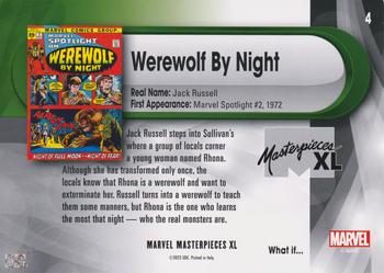 Werewolf By Night back card image