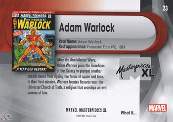 Adam Warlock back card image
