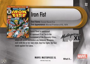 Iron Fist back card image