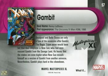 Gambit back card image
