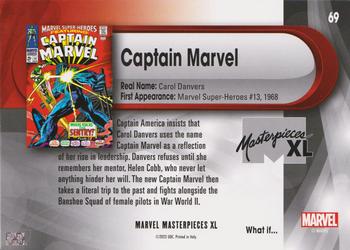 Captain Marvel back card image