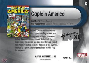 Captain America back card image