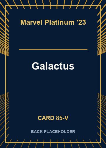 Galactus back card image