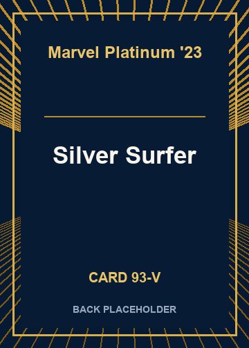 Silver Surfer back card image