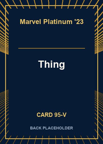 Thing back card image