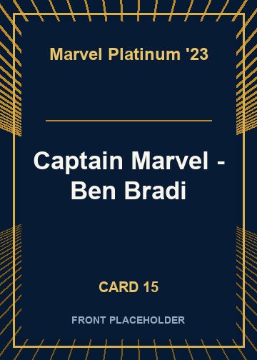 Captain Marvel - Ben Bradi card thumbnail